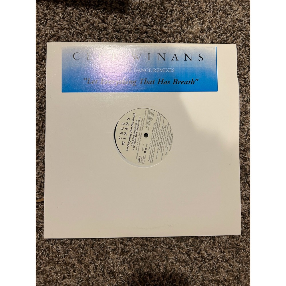 CeCe Winans Let Everything That Has Breath 12" Vinyl Dance Remixes Promo